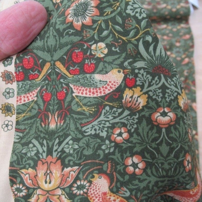 マチャ抹茶様確認用(いちご泥棒 黒色) Fairy Cotton / ベスト・オブ・モリス いちご泥棒 ダマスク
